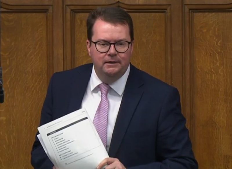 Conor McGinn speaking in the House of Commons