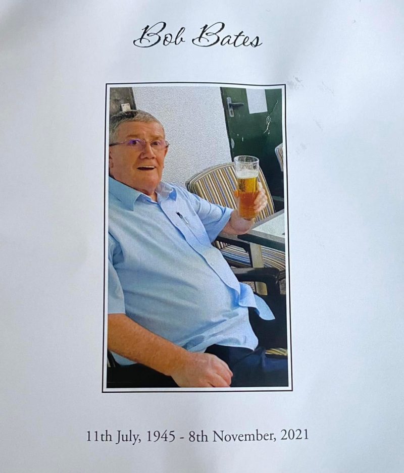 Conor pays respects to the late Bob Bates (1945-2021) after his sad recent passing