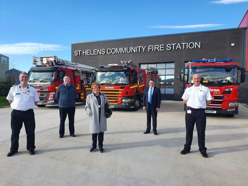 Conor McGinn MP visits St Helens Community Fire Station
