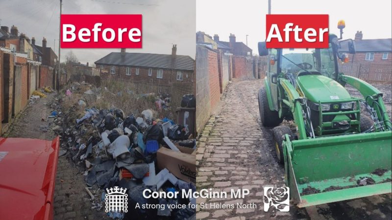 Fly tipping is illegal, and those doing it in St Helens Borough will be caught