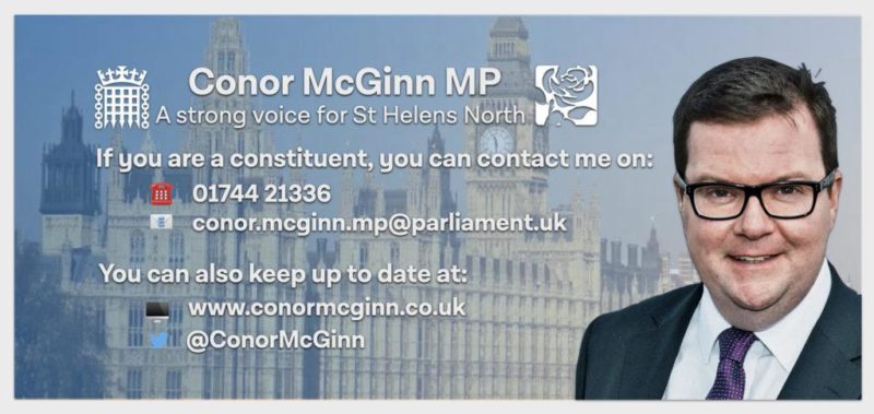 Conor McGinn MP - a strong voice for St Helens North